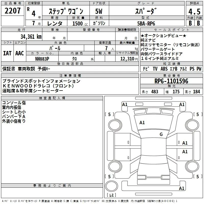 HONDA STEP WAGON 2022