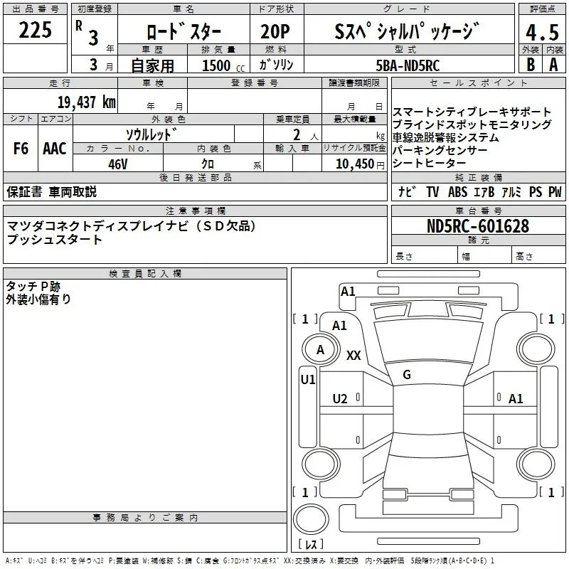 MAZDA ROADSTER 2021