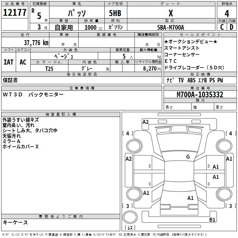 TOYOTA PASSO 2023