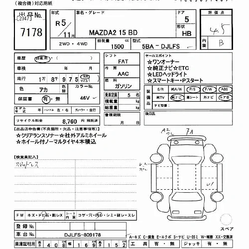 MAZDA MAZDA2 2023