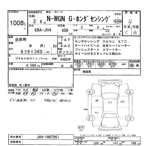 HONDA N WGN 2021