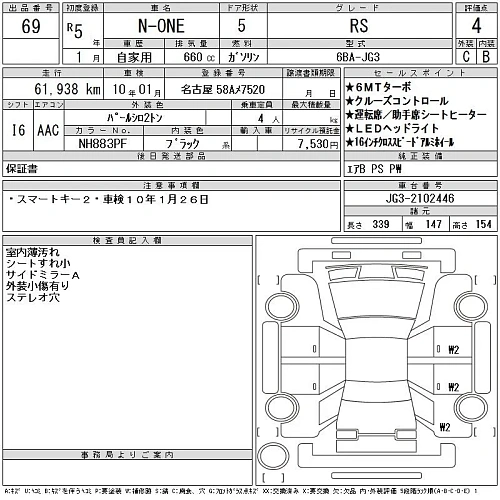 HONDA N ONE 2023