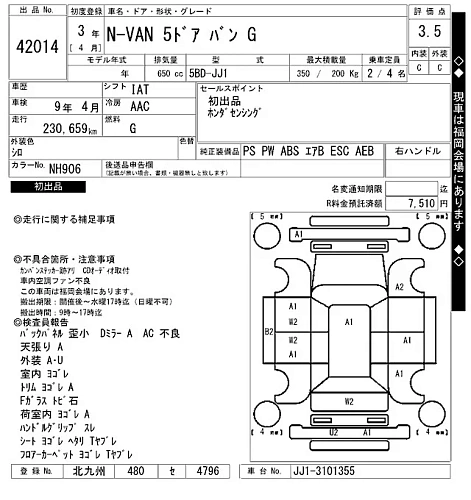 HONDA N VAN 2021