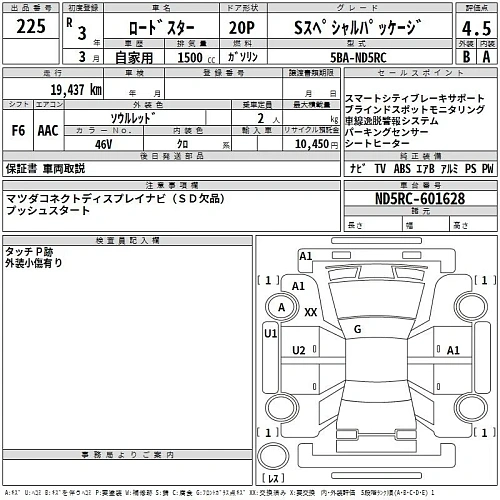 MAZDA ROADSTER 2021