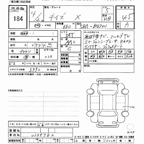NISSAN DAYZ 2022