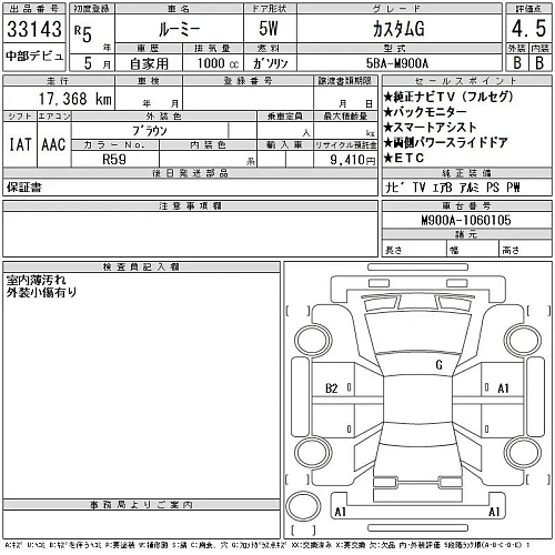 TOYOTA ROOMY 2023