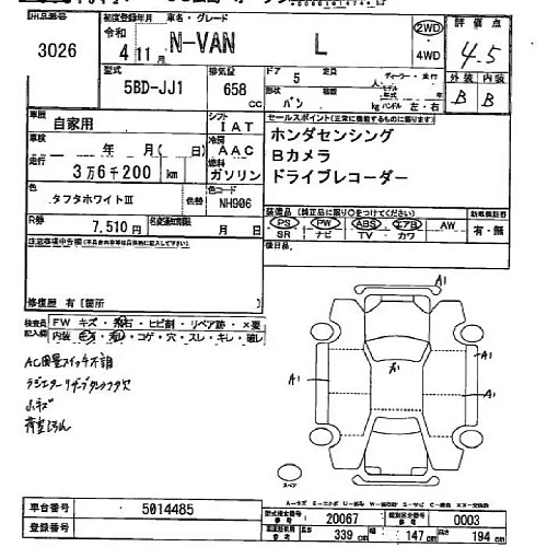 HONDA N VAN 2022