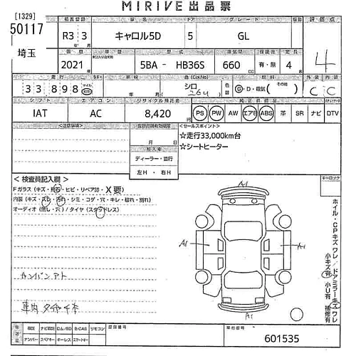MAZDA CAROL 2021