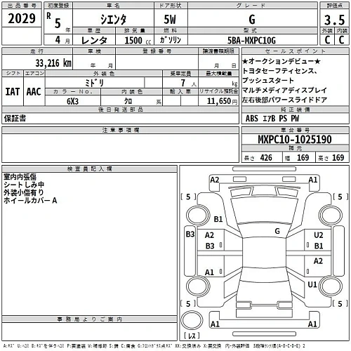 TOYOTA SIENTA 2023