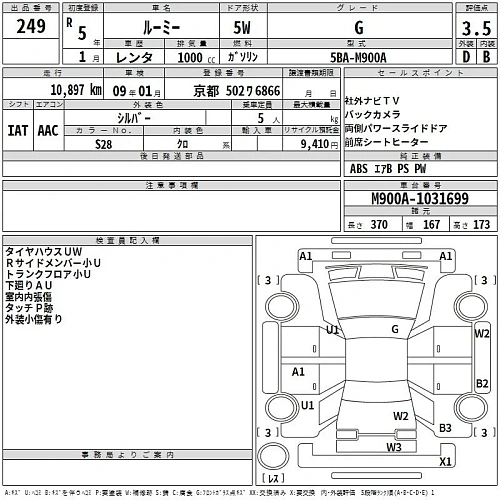 TOYOTA ROOMY 2023