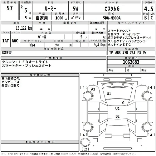 TOYOTA ROOMY 2023