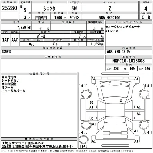 TOYOTA SIENTA 2023