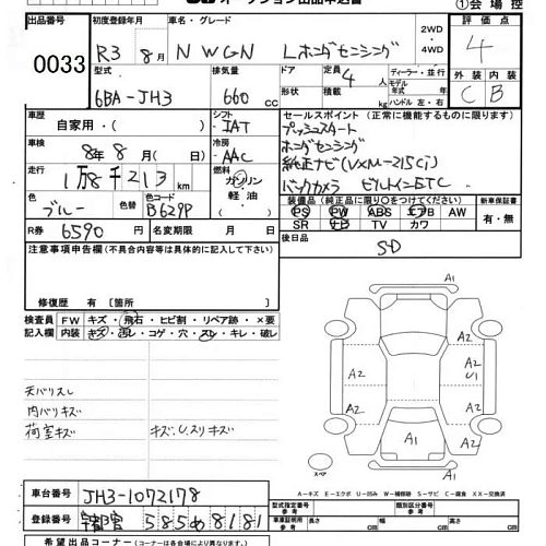 HONDA N WGN 2021