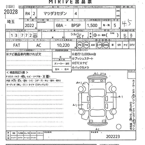 MAZDA MAZDA3 2022