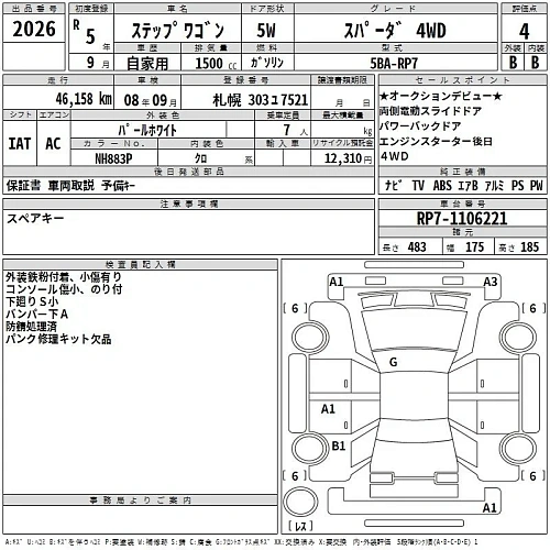 HONDA STEP WAGON 2023