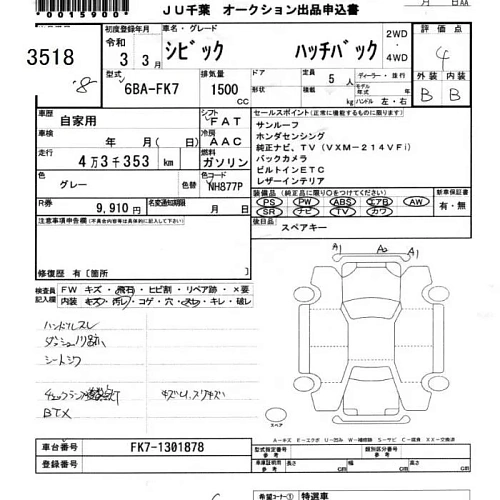 HONDA CIVIC 2021
