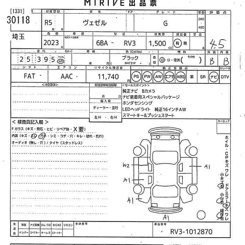 HONDA VEZEL 2023