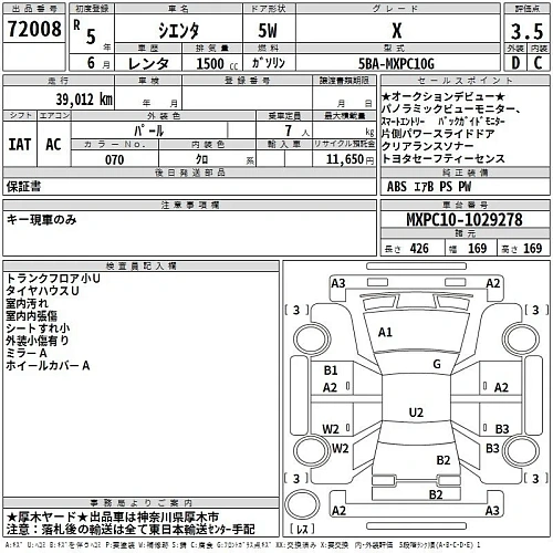 TOYOTA SIENTA 2023